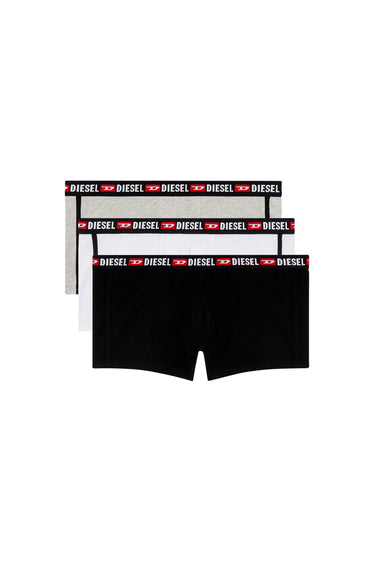 Diesel Umbx-Three-pack boxer briefs with side band Grey/Black