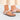 Women's Gizeh Big Buckle Nubuck Leather Soft Pink Regular/Wide