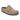 Women's Naples Wrapped Suede Leather Taupe Medium/Narrow