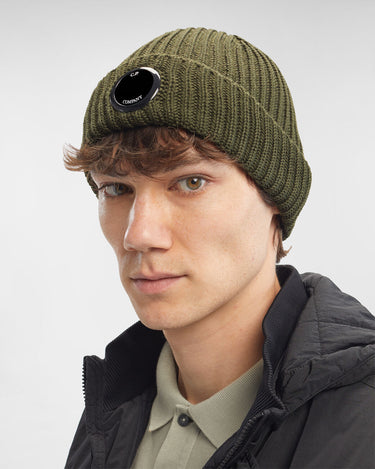 Extra Fine Merino Wool Beanie IVY Green