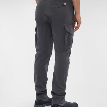 Stretch Sateen Cargo Pants Ergonomic Fit Forged Iron