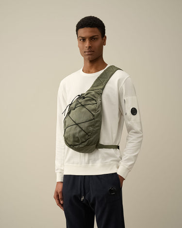 Nylon B Crossbody Rucksack Agave Green
