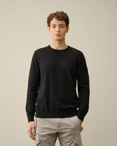 Men's Cotton Crepe Jumper Black