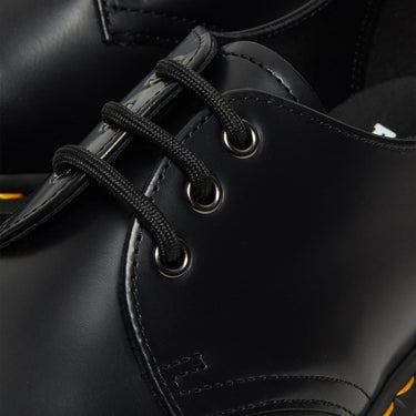 Unisex 1461 Smooth Leather Platform Shoes Black