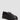 Unisex Adrian Snaffle Pebble Grain Leather Kiltie Loafers Black