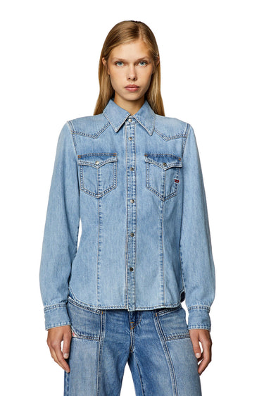 Diesel DE-WAVES SHIRT-A09966 DENIM