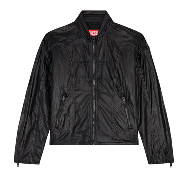 J-Blinkid-A Nylon jacket with contrast detailing Black