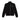 S-Ginni-Zip-Od Zip-up sweatshirt with metallic logo Black