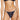Bfb-Sees-T Triangle bikini top with denim print Light Soft/Black