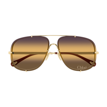 Women's Chloé CH0348S-004 62 Sunglass METAL GOLD
