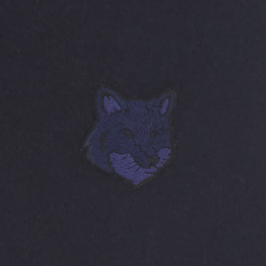 Bold Fox Head Scarf Ink Blue