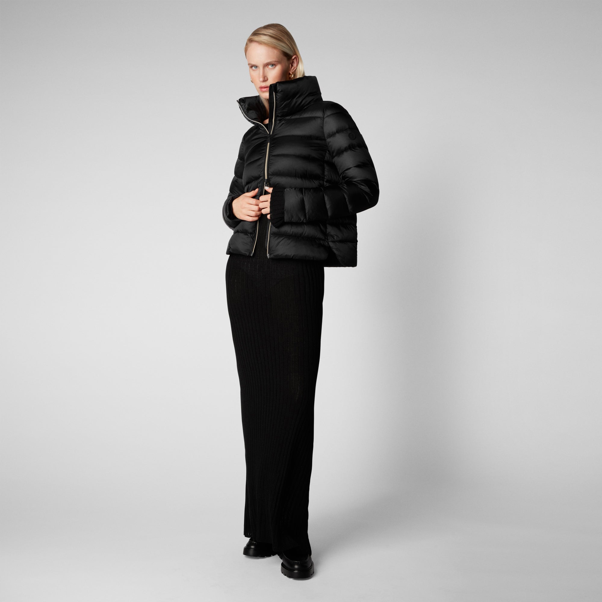 Women's Elsie Puffer Jacket In Black