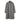 Descente ALLTERRAIN pointed-collar coated maxi coat Heather Gray