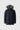 EDWARD-XZ 2-in-1 down parka with hooded bib and silver fox fur Black-Silver