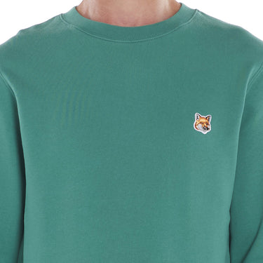 Men's Fox Head Patch Regular Sweatshirt Pine