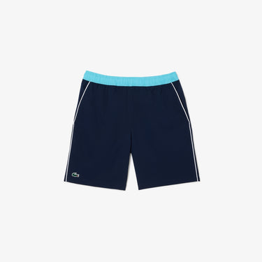 Men's Recycled Fabric Stretch Tennis Shorts Navy Blue