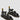 Unisex Gryphon Hardware Brando Leather Sandals Black