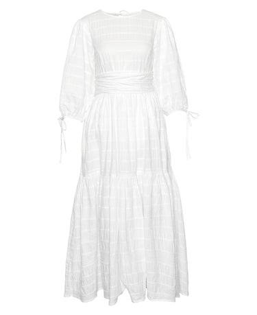 Kelburn Midi Dress Classic White