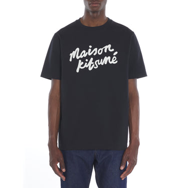 Maison Kitsune Handwriting Comfort Tee Shirt Black / White