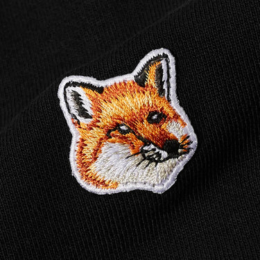 Men's Fox Head Patch Regular Sweatshirt Black