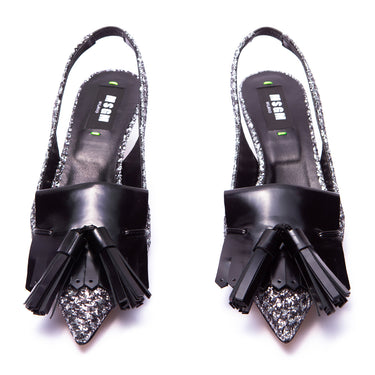 Msgm Iconic Heels Black/White