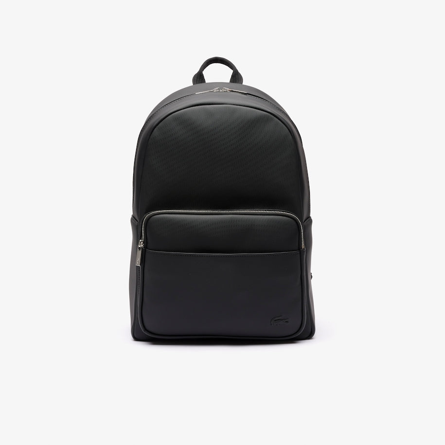Lacoste Unisex Neocroc Backpack with Zipped Logo Straps - One Size
