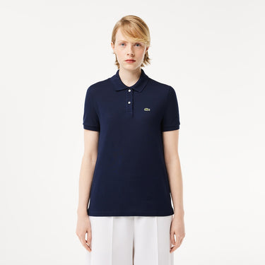 Women's Regular Fit Soft Cotton Petit Piqué Polo Navy Blue