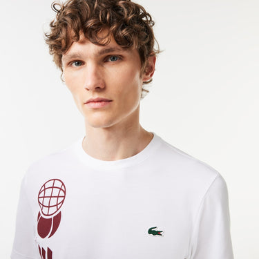 Men's Lacoste Tennis x Daniil Medvedev Regular Fit T-Shirt White