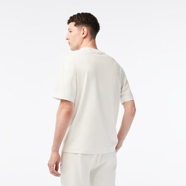 Men’s Lacoste x Netflix Organic Cotton T-Shirt Flour