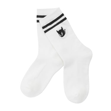 Women's Essential Mid Socks(8") White