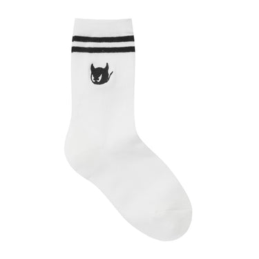 Women's Essential Mid Socks(8") White