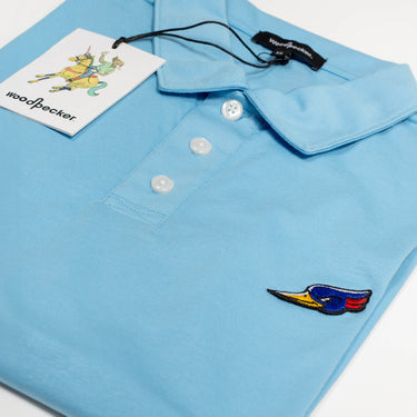 Men's Pima Cotton Polo Shirts Baby Blue