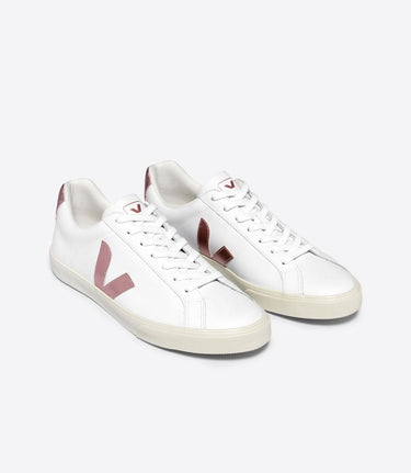 Women's Esplar Logo Leather Extra-White Nacre
