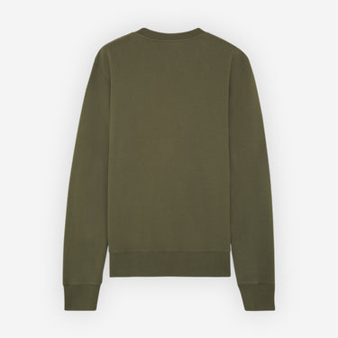 Men's Chillax Patch Regular Sweatshirt Military Green
