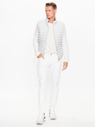 Men's Adam Puffer Vest In Frozen Grey