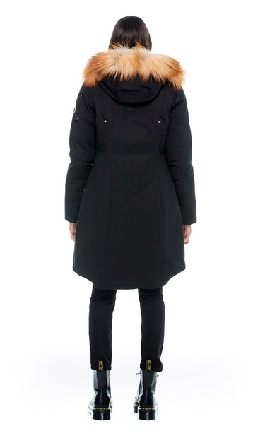 GRAND MÉTIS PARKA BLACK W GOLD FOX FUR