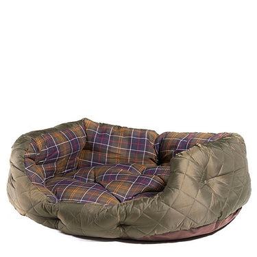 QUILTED BED 24IN OLIVE