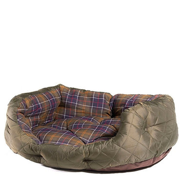 QUILTED BED OLIVE 30IN