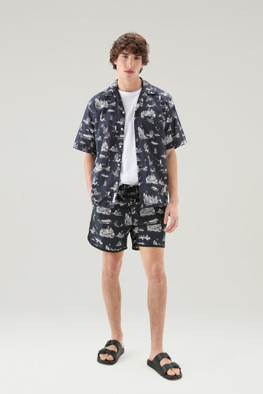 Short-sleeved Zavikon Shirt MELTON BLUE