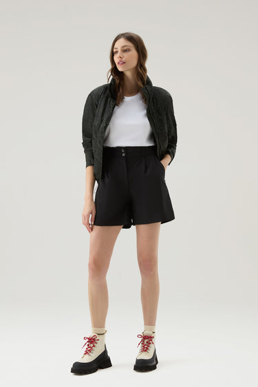 Women's Pure Cotton Poplin Shorts Black