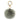 Faux Fur Keychain Grey
