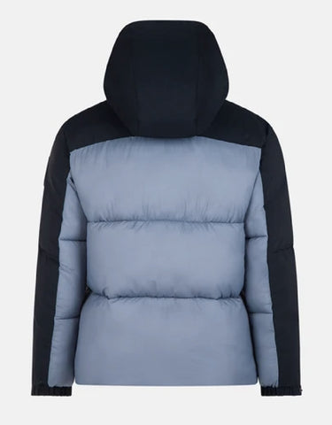 Men's Calvin Hooded Jacket Stone Blue