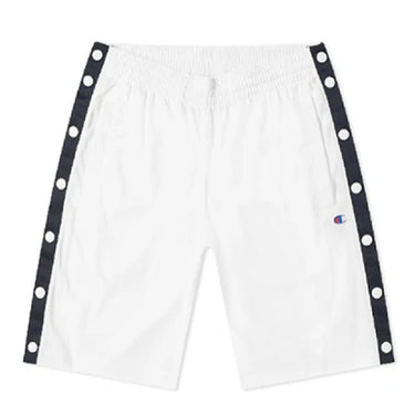 CHAMPION EUROPE SNAP BUTTON TRACK SHORTS WHITE