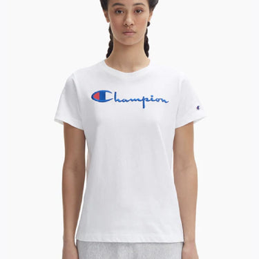 Champion Europe T-shirt Siht Full Chest Logo White