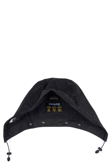 LIGHTWEIGHT WAX HOOD BLACK