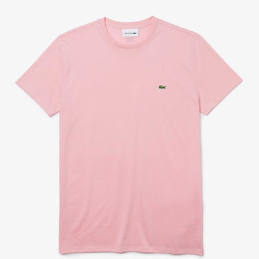 Men's Crew Neck Pima Cotton Jersey T-Shirt Pink