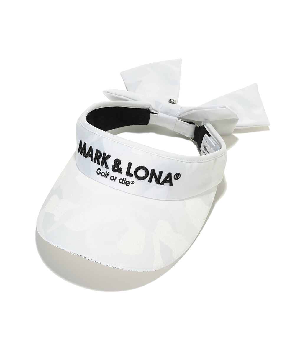 Unisex Gauge Ribboned Visor White – rue de can