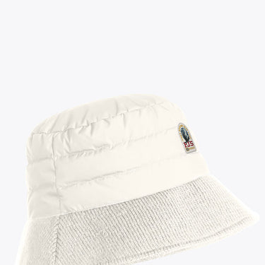 Puffer Bucket Hat Off White