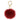 Faux Fur Keychain Sirene Red