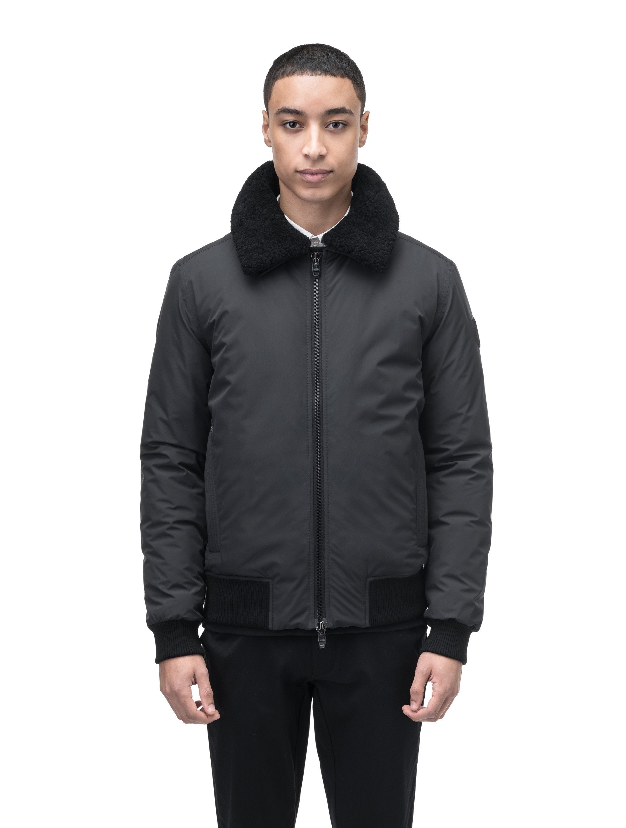 SONAR MEN'S AVIATOR JACKET BLACK – rue de can